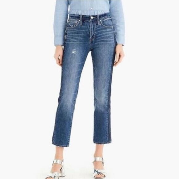 J Crew Vintage Straight Jean in Two Tone Denim size 26 - Picture 1 of 11